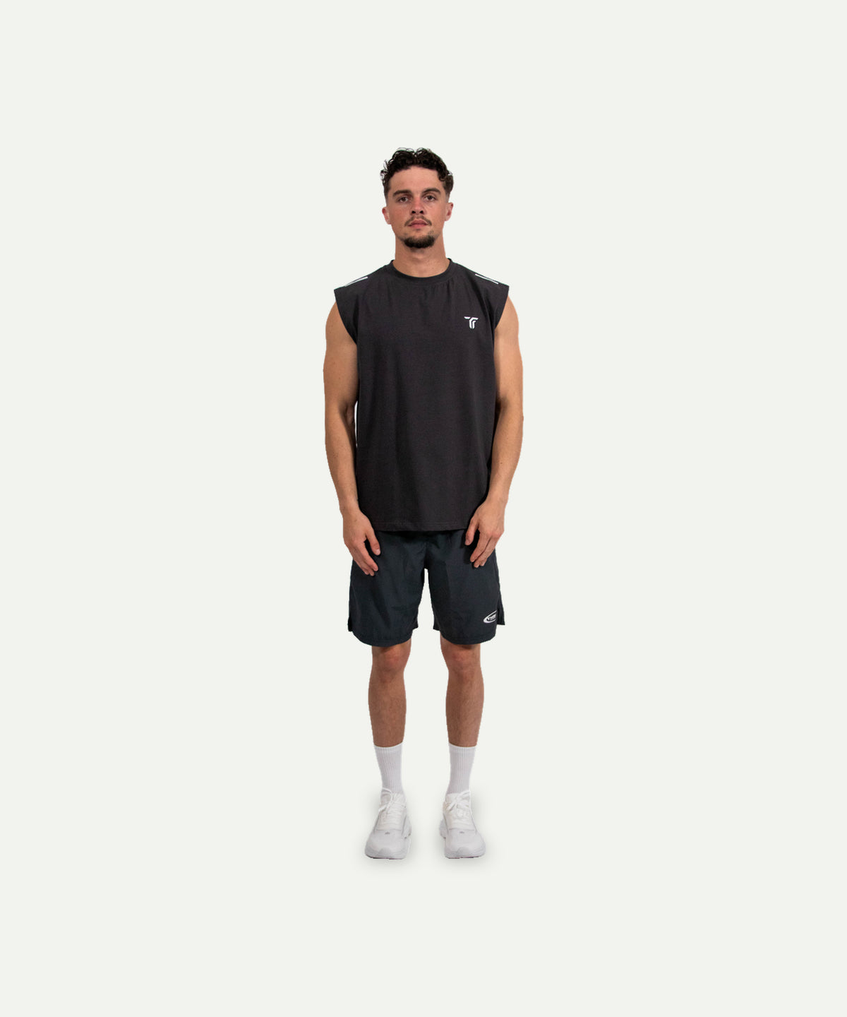 Active Sleeveless Tee – Grijs