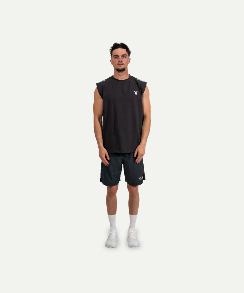 Active Sleeveless Tee – Grijs